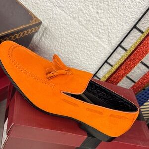 Amalfi Bright Orange Men's Loafers